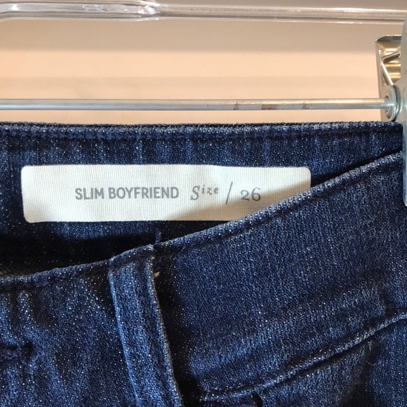 Anthropologie slim boyfriend jeans sequins NWT 8 - Picture 5 of 10